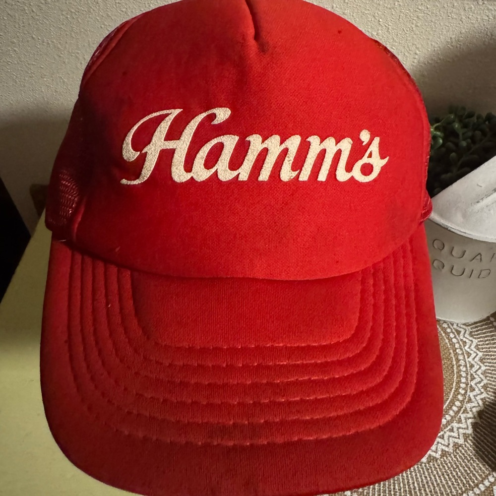 VTG Hamm's Red Trucker Hat